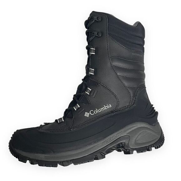 Columbia Bugaboot III XTM Waterproof Men's Snow Boots Black Charcoal Gray - Picture 1 of 14